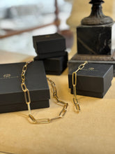 Ladda upp bild till gallerivisning, Paperclip, armband 18k