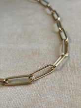 Ladda upp bild till gallerivisning, Paperclip, armband 18k