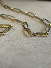 Ladda upp bild till gallerivisning, Paperclip, armband 18k