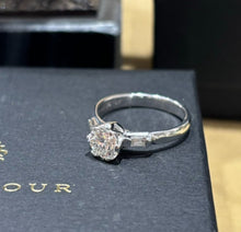 Ladda upp bild till gallerivisning, Ring 18k vitguld och diamanter 1ct, Schalins