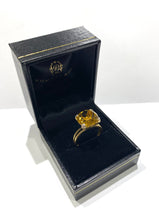 Ladda upp bild till gallerivisning, Ring från TOUS Frankrike, 18k guld med citrin
