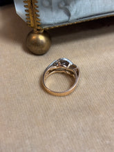 Ladda upp bild till gallerivisning, Ring 18k vitt &amp; rött guld med diamanter
