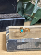 Ladda upp bild till gallerivisning, Turkosring, 18k guld. Alton 1969
