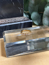 Ladda upp bild till gallerivisning, Alliansring med diamanter 0,49ct. 18k guld, 1987
