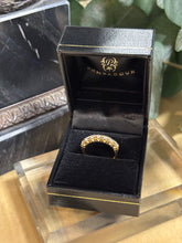 Ladda upp bild till gallerivisning, Alliansring med diamanter 0,49ct. 18k guld, 1987

