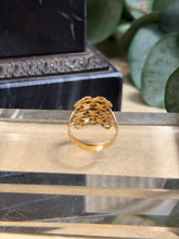Ladda upp bild till gallerivisning, X-länk ring, 18k guld. Sävsjö Guld.
